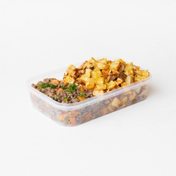 Marmita batata doce rustica com carne moída 250g