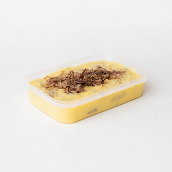 Marmita creme de mandioquinha com carne seca 300g