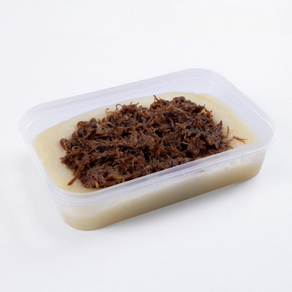 Marmita purê de aipim com carne desfiada 250g