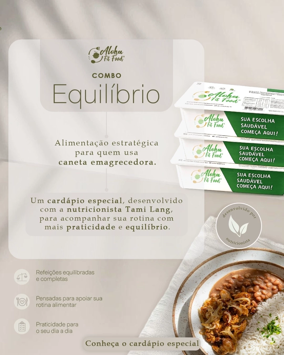 Combo EQUILIBRIO - 40 marmitas de 250g