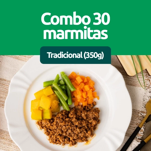 Combo 30 Marmitas de 350g