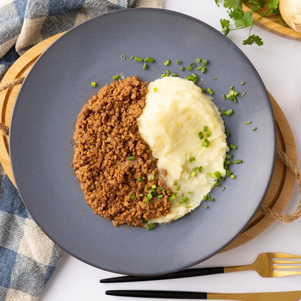 Marmita escondidinho de batata inglesa com carne moída 350g
